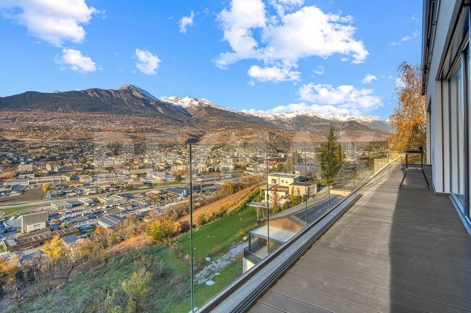 Maison neuve avec vue panoramique dans les hauteurs de Sion - Bild 4