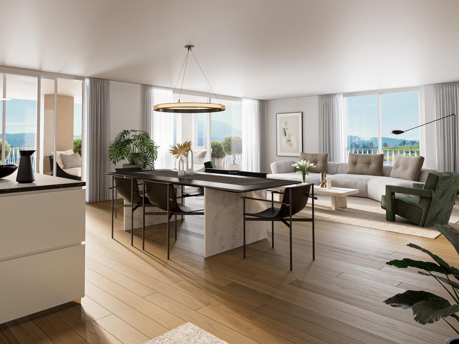 «Türle» in Herznach - familienfreundlich Leben im Grünen - Innenvisualisierung