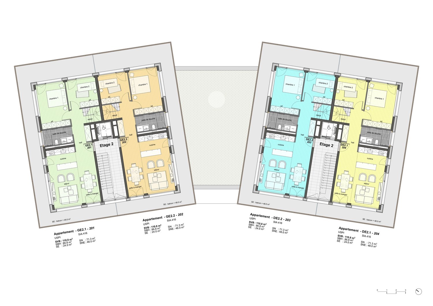 Vercorin - Echères 202 - duplex 4.5 pièces traversant - Plaquette de vente mise à jour_2 étage