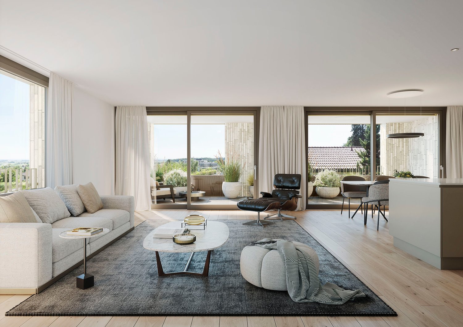 Ihr neues Zuhause in Dielsdorf - attraktive Eigentumswohnung - Wohnzimmer