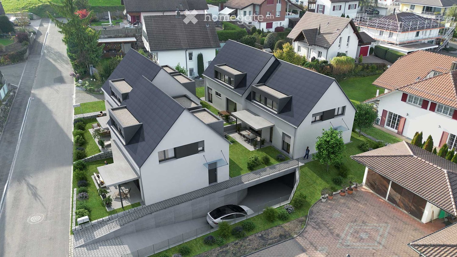 Doppeleinfamilienhaus Hangstrasse 2b, Boswil -  Bild 2