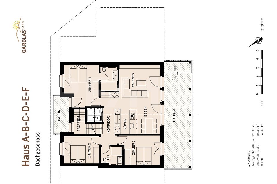 Hoher Wohnkomfort dank energieeffizientem Neubau: 4½-Zimmer-Dachwohnung B9 im Dachgeschoss -  Bild 7