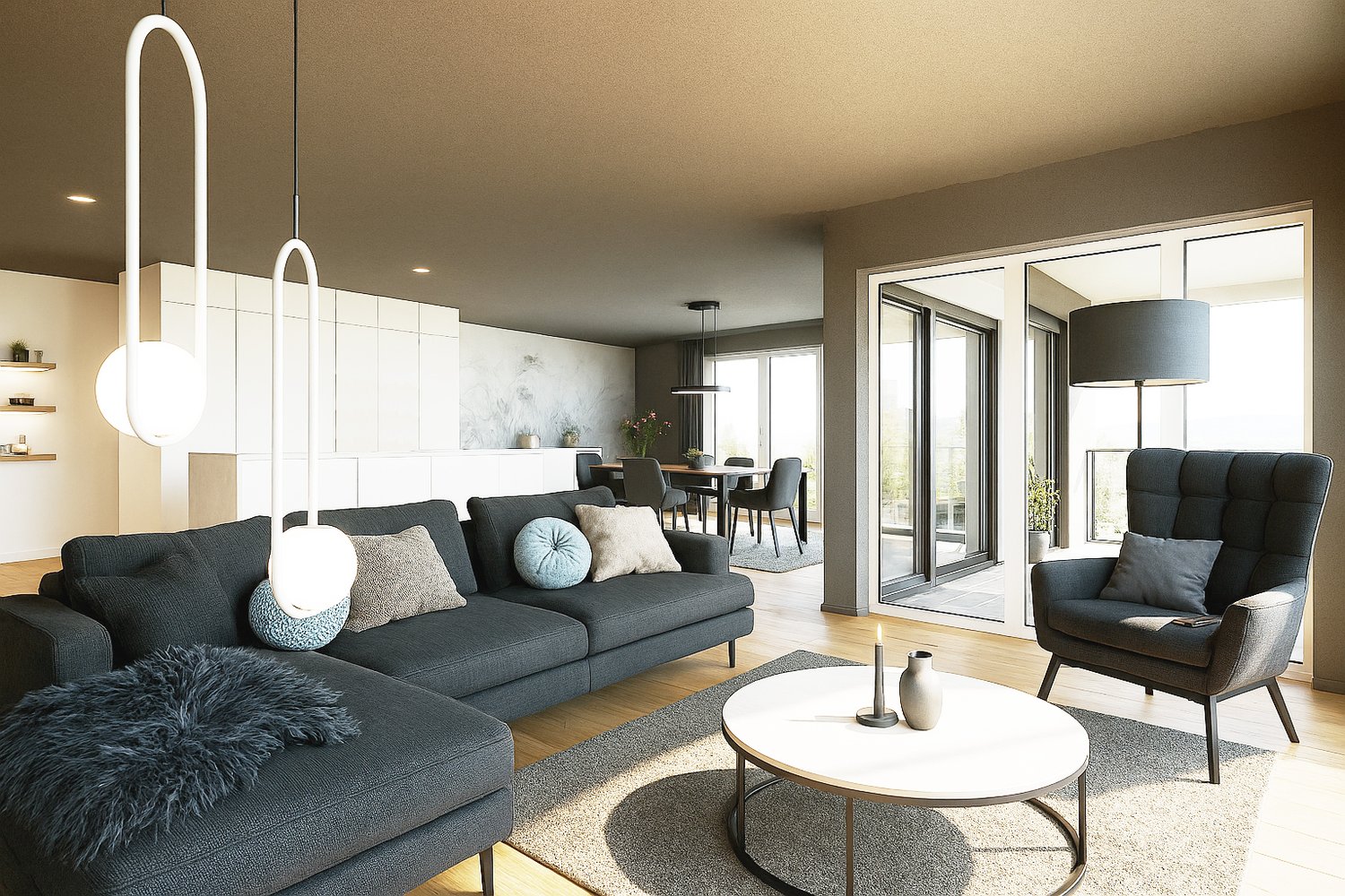 Moderne 4.5-Zimmer-Wohnung mit Gartenanteil in Gommiswald -  Bild 4