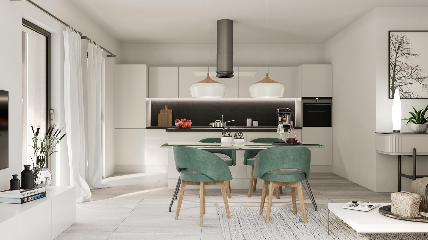 BELLISSIMO 3.5 LOCALI ULTIMO PIANO CON ROOF TOP A VACALLO -  Bild 1