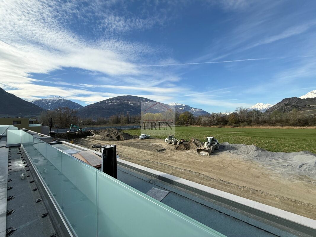 Spacieux attique 4,5 pièces avec terrasse panoramique de 63 m2 - Résidences Alegria à Uvrier (Sion) - Attique 4,5 pièces à vendre