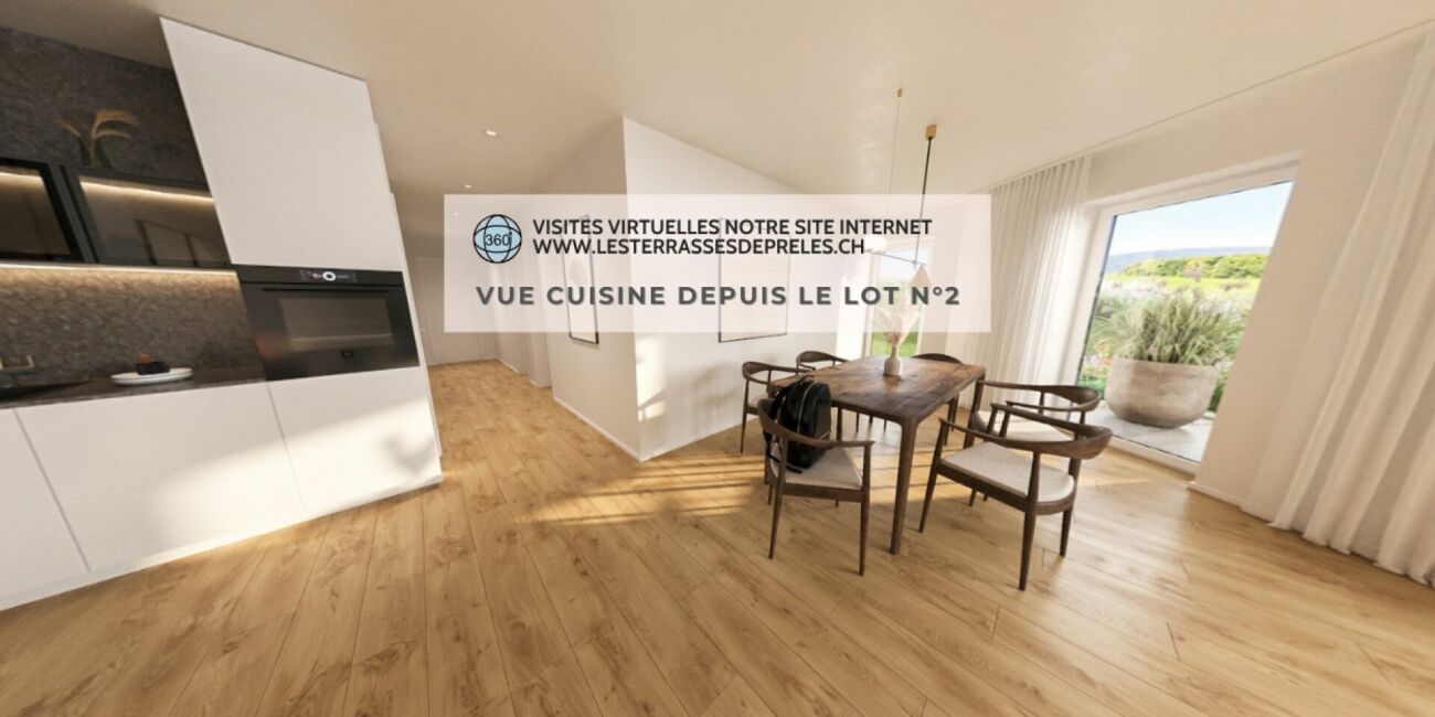 Derniers 4,5 pièces neufs avec terrasse, jardin et vue sur le lac - Bild 3