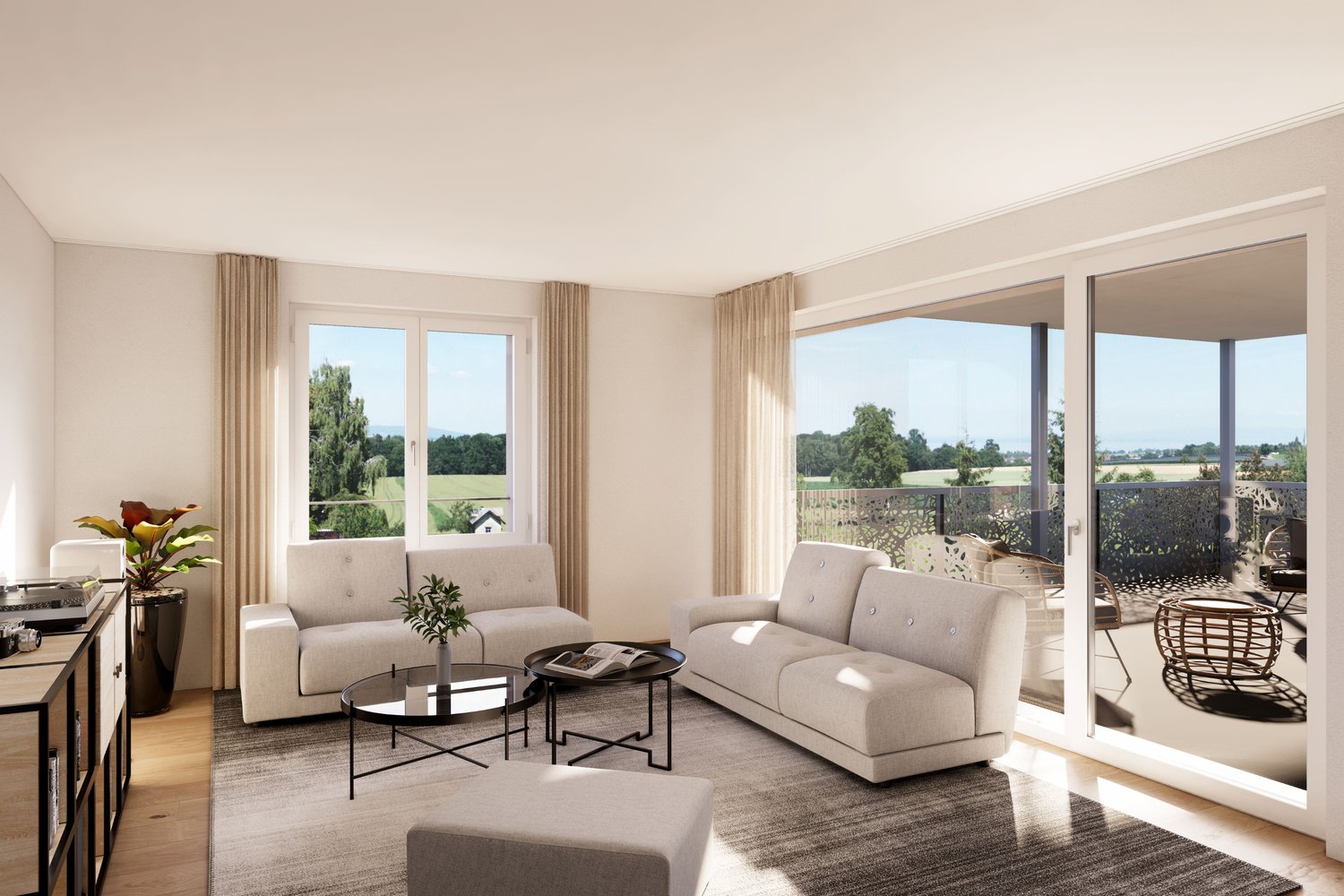 Familienfreundliche 5.5-Zimmer-Naubauwohnung mit Seesicht -  Bild 3