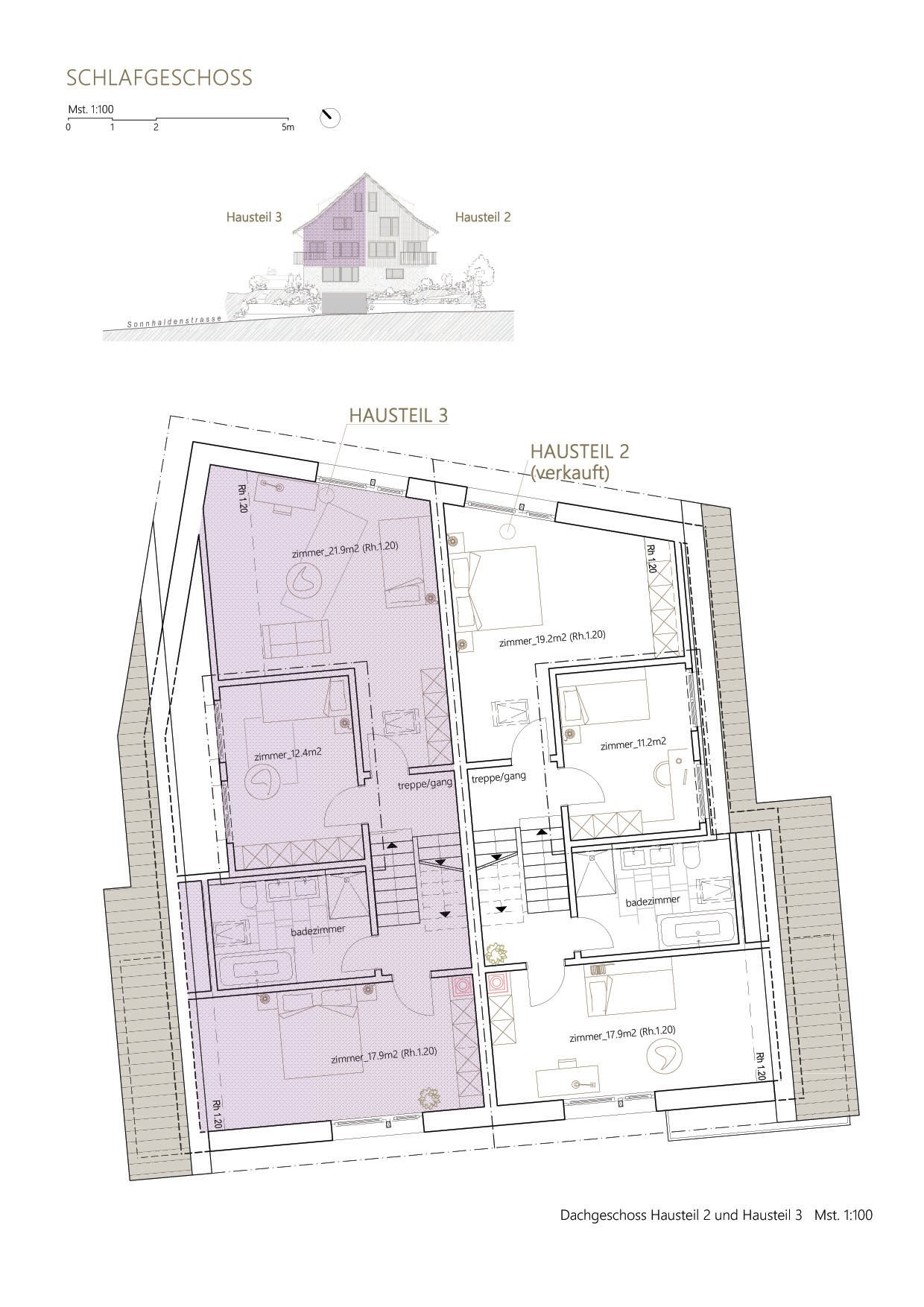 Hausteil mit Einfamilienhaus-Charakter an bester Hanglage -  Bild 9