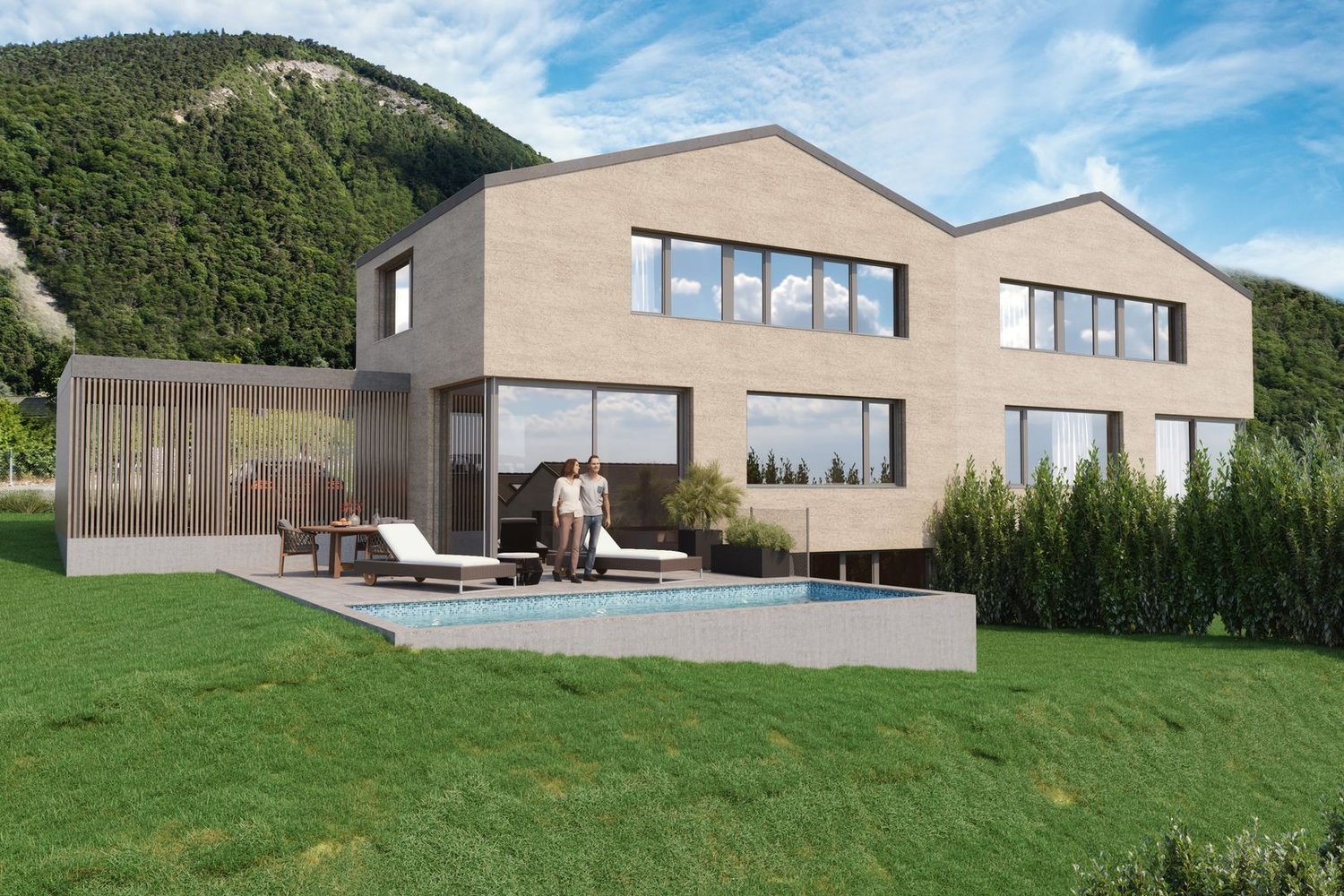 Villas d'architecte - Lot A7 - Le Clos d'Arbosson -  Bild 3