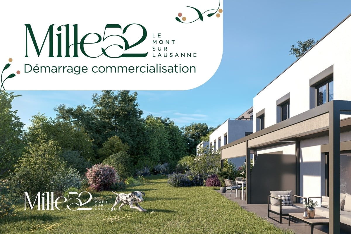 Mille52 - Lot B2-101 - Appartement de 3.5 pièces au 1er étage avec balcon -  Bild 1