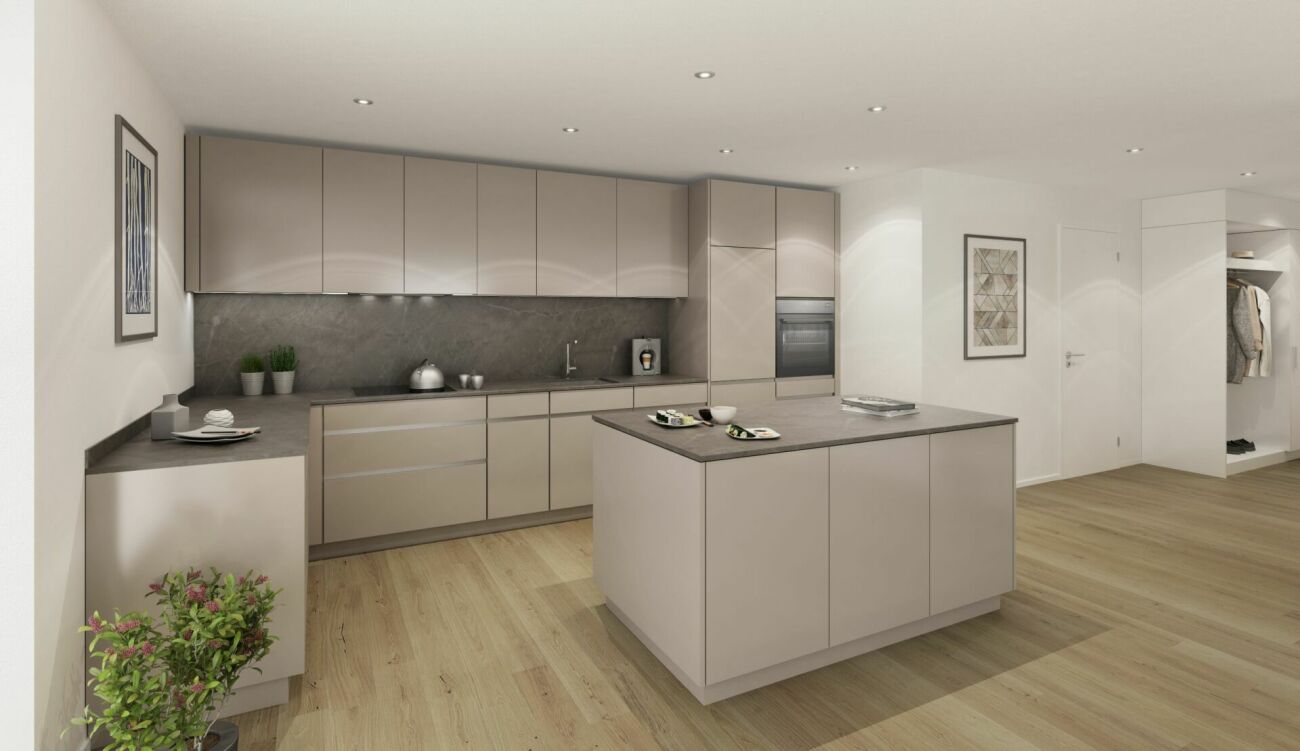 Dachwohnung mit Charme und Weitsicht - Beispielbild Küche