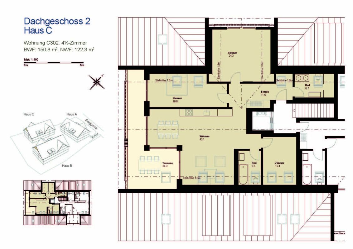 Dachwohnung mit Charme und Weitsicht -  Bild 5