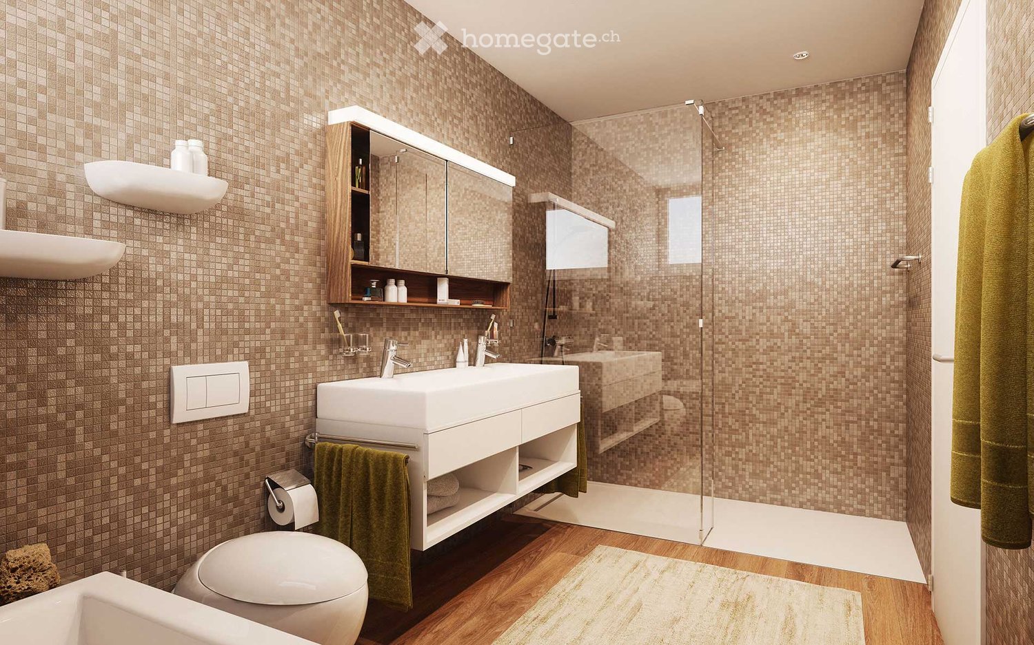 Top-Lage Luxus-3.5-Zimmer-Neubau-Wohnung schöner Aussicht in 5 min. Lenzburg - Bild 5