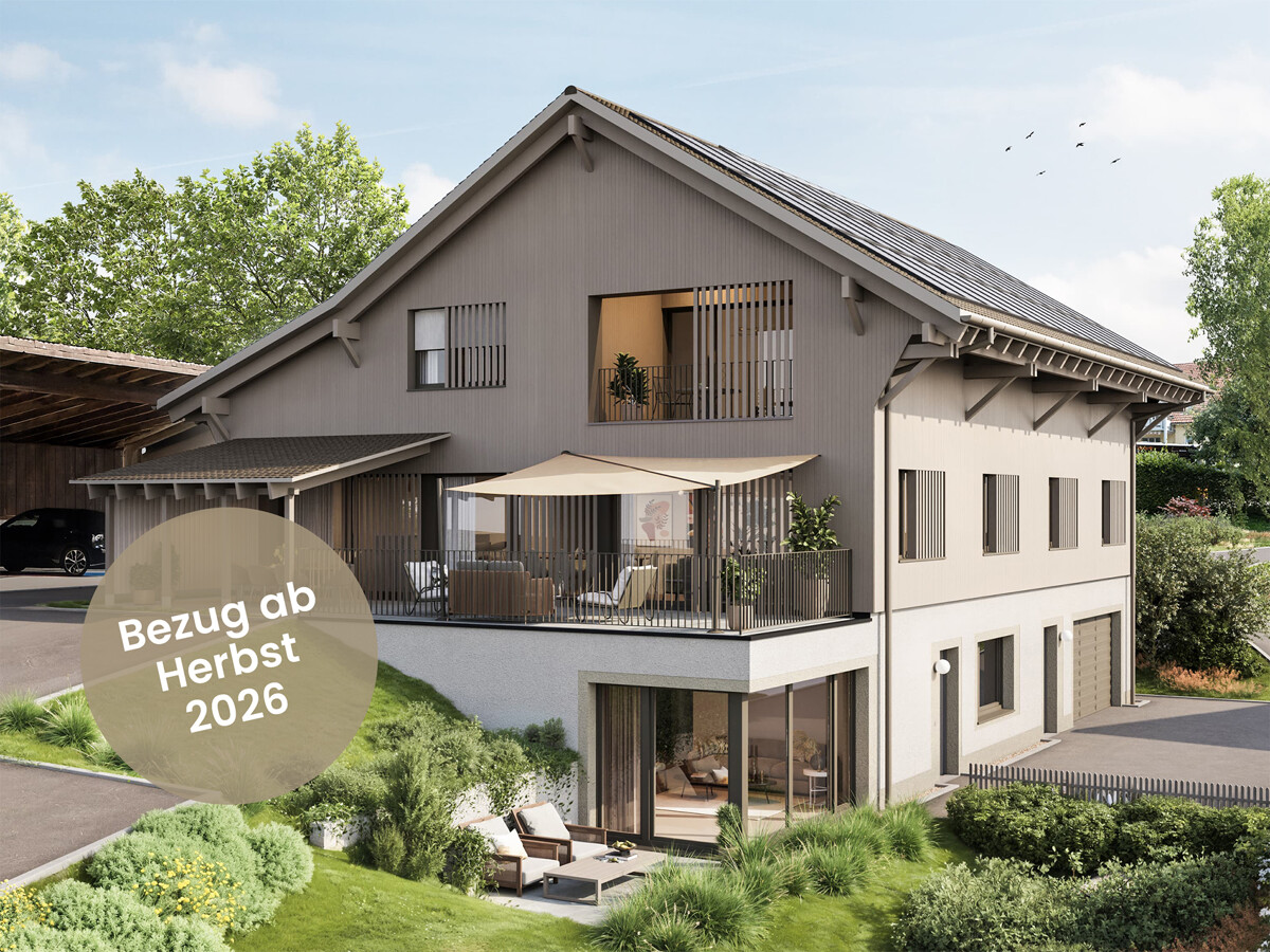 Neubauprojekt AUREUM - Stilvolle 2.5-Zimmer-Wohnung in Winkel - Neubauprojekt AUREUM