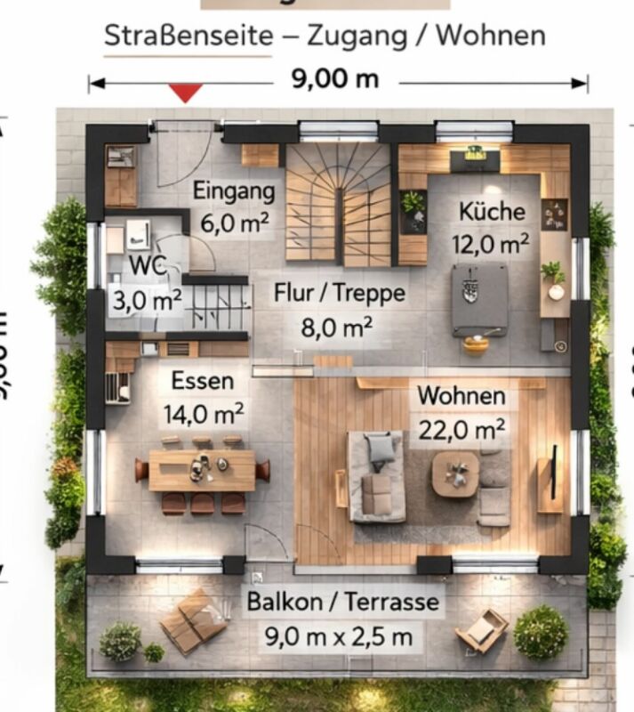 Neubauidee mit einmaliger Aussicht - Bild 6