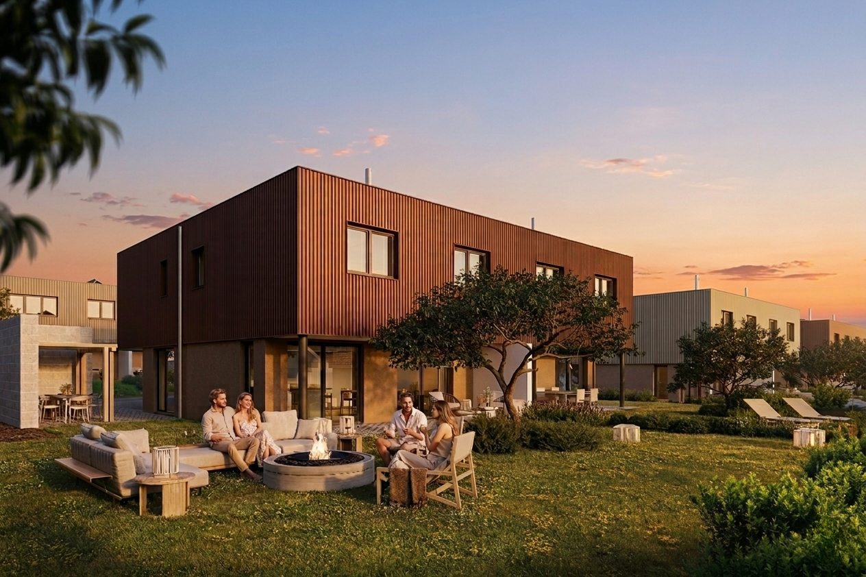 Vivre au cœur d"un verger réinventé à Prez (12 nouvelles villas) -  Bild 1