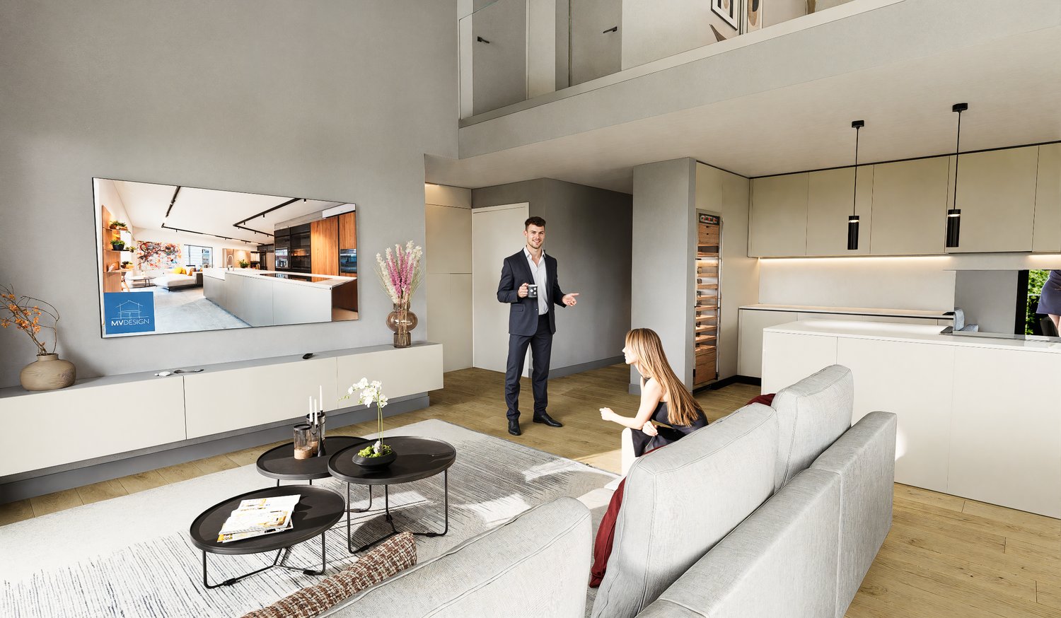 RAFFINATO E NUOVO 4.5 LOCALI CON GIARDINO PRIVATO A BOSCO LUGANESE -  Bild 8