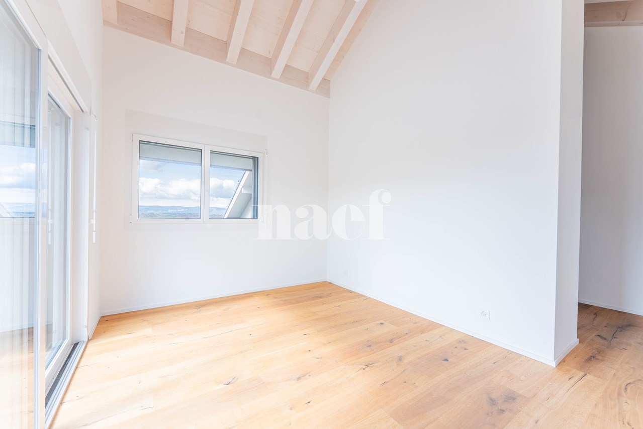 Appartement neuf de 5.5 pièces duplex avec grande terrasse et balcon à vendre à Prévonloup -  Bild 6
