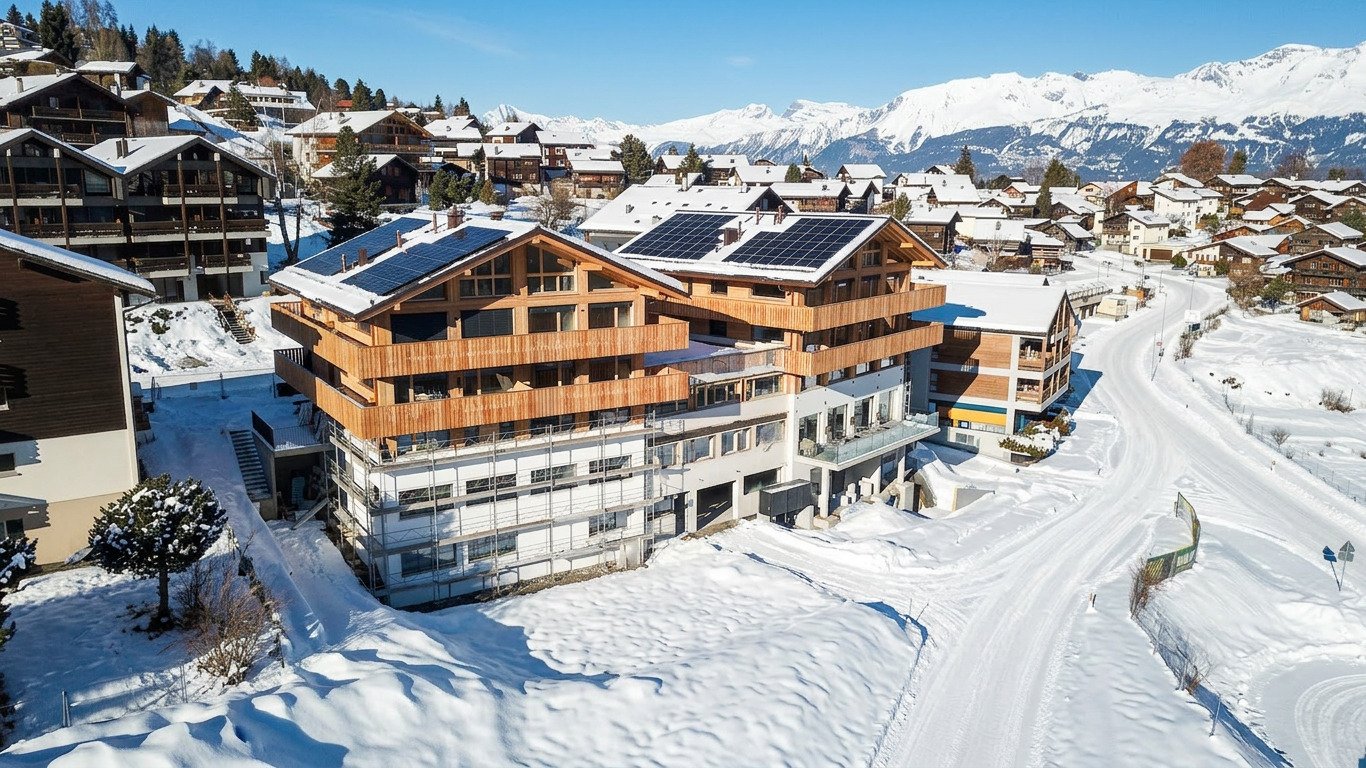 Vercorin - Echères 204 - duplex 4.5 pièces traversant - Firefly_GeminiFlash_il faut modifier cette photo pour la pubblication dans une agence immobilier, plus cl 618221