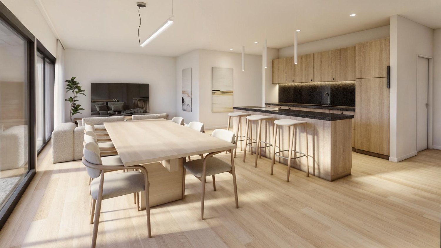 Rez-de-chaussée 5,5 pces avec grande terrasse et spacieux jardin - Appartement terrasse, 5.5 pièces, 153.00 m2