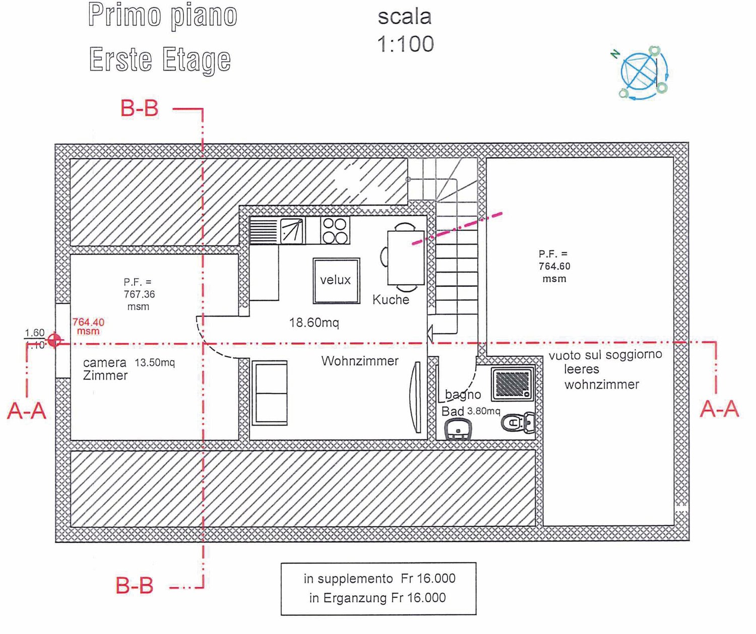 NUOVA COSTRUZIONE A FAIDO - CASA UNIFAMILIARE 4,5 LOCALI CON GIARDINO E VISTA MONTAGNA - Image 5