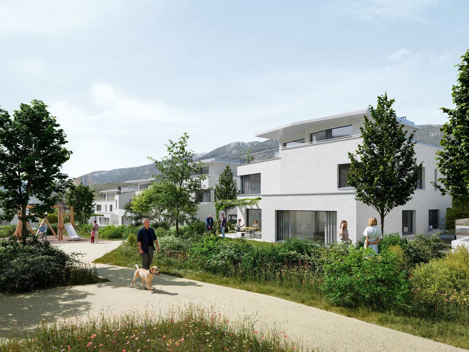 Les Capites - Triplex de 5,5 pièces avec jardin -  Bild 5