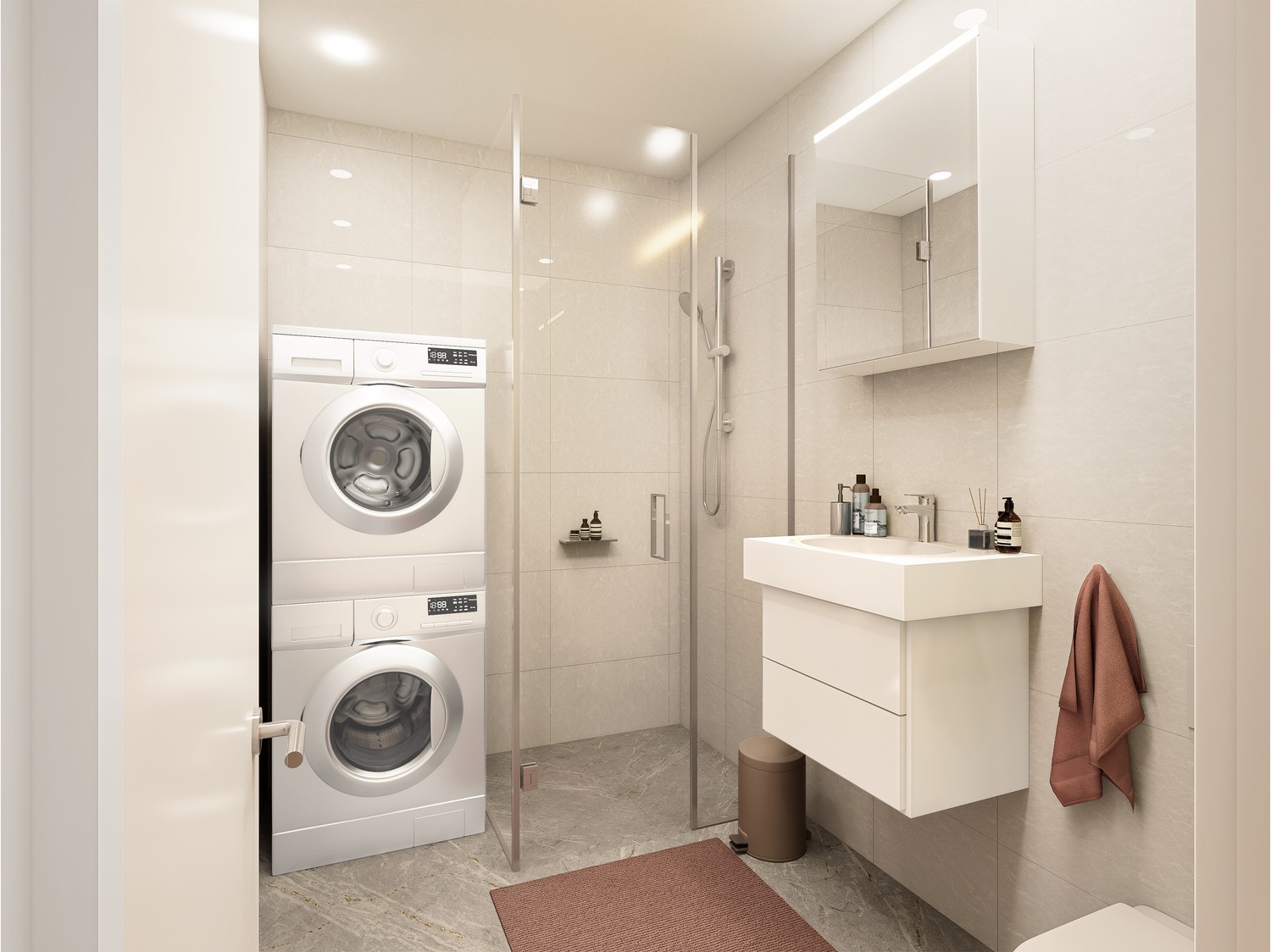 Willkommen zu Hause - Visualisierung Badezimmer