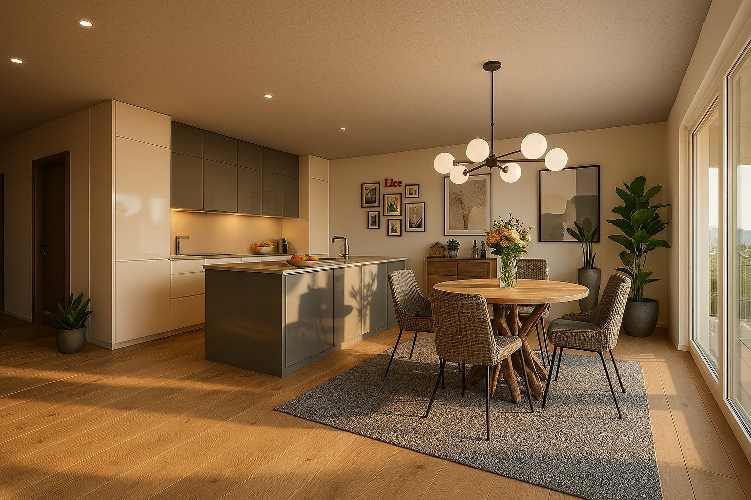 Moderne 4.5-Zimmer-Wohnung mit Gartenanteil in Gommiswald -  Bild 6