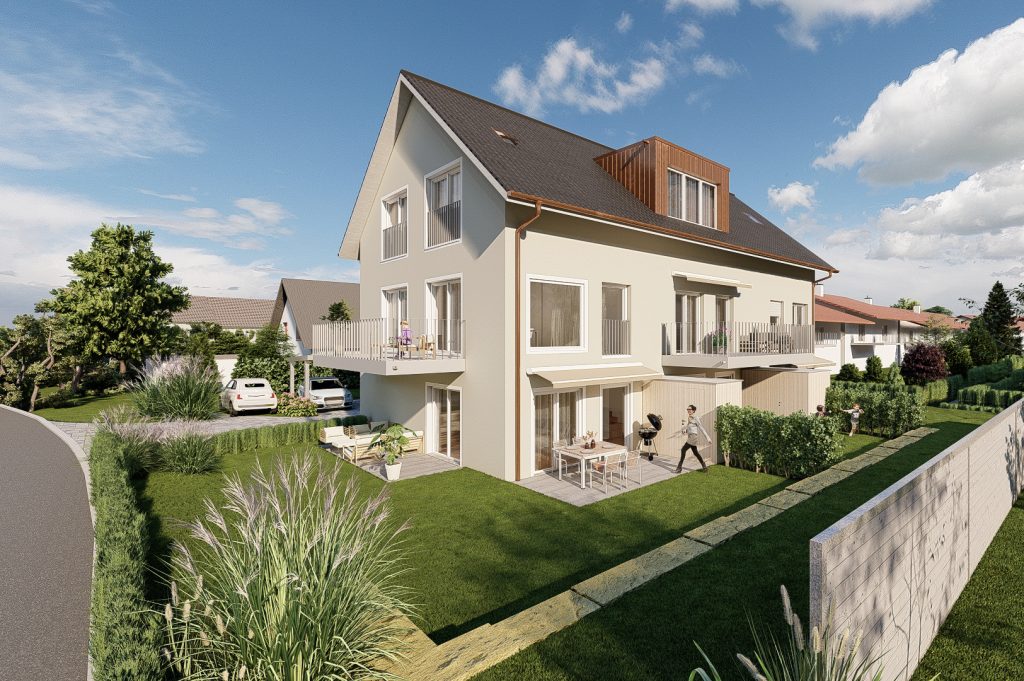 Neubau von drei Reihenhäusern mit 5.5 Zimmern