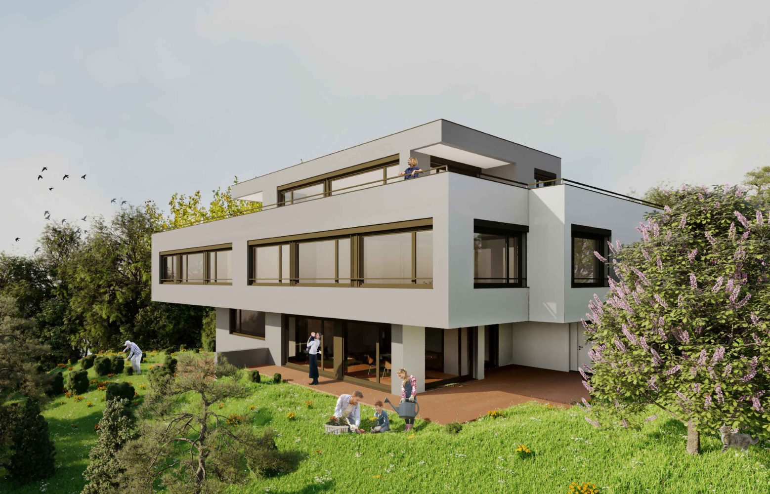 Neubau Mehrfamilienhaus mit 4 Eigentumswohnungen Neubauprojekte.ch
