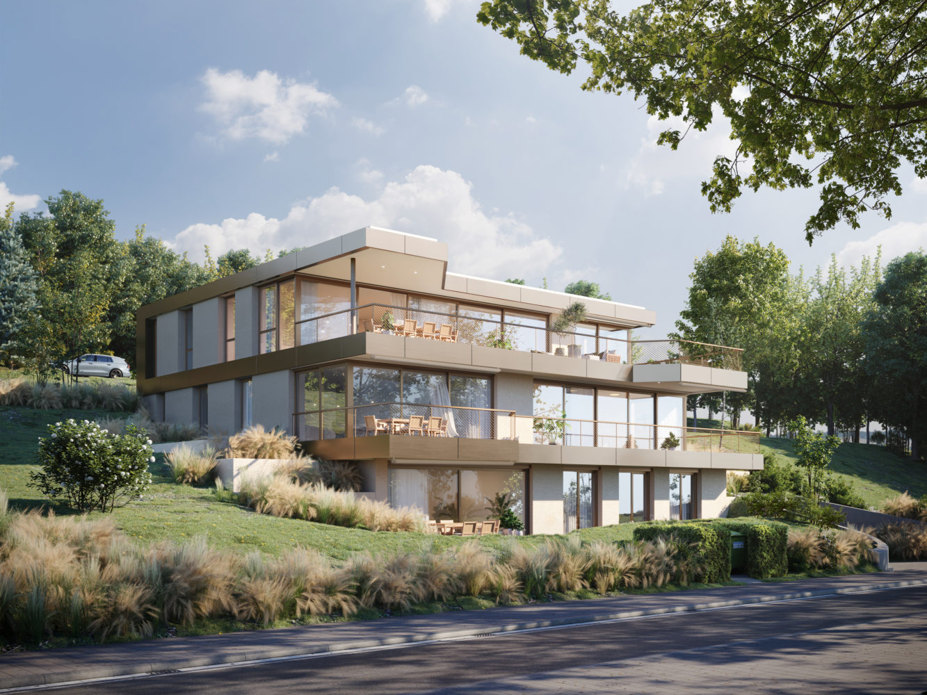 Neubau Mehrfamilienhaus mit 4 Wohnungen - Gossau ZH, Zürich
