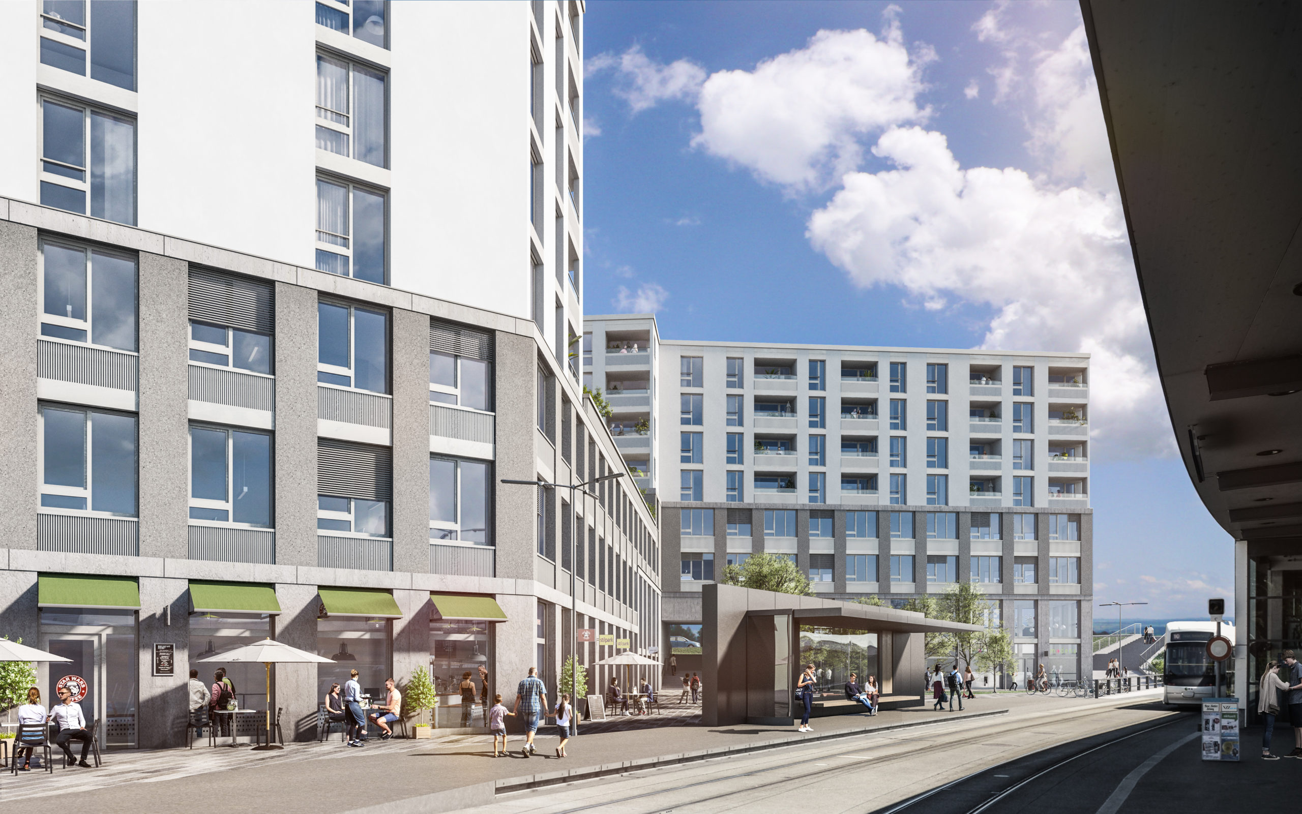 Am Bahnhofplatz - Glattbrugg - Glattbrugg, Zürich - Neubauprojekte.ch