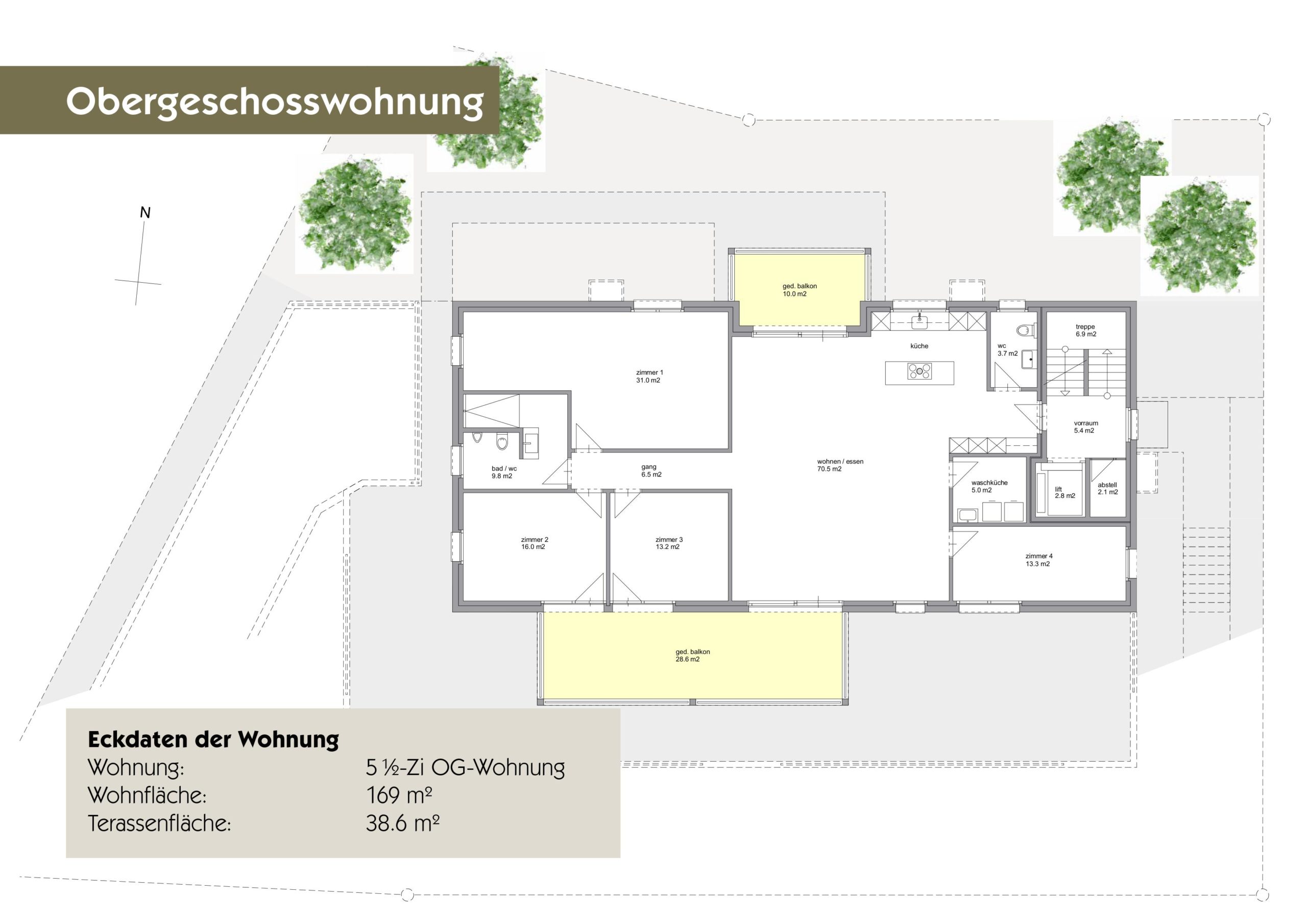 Neubau 5.5-Zimmer-Wohnung 1.OG - Obergeschoss