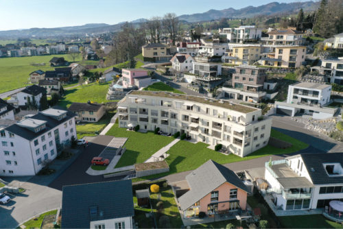 St. Gallen See-Gaster Kaltbrunn Südhangpanorama Kaltbrunn