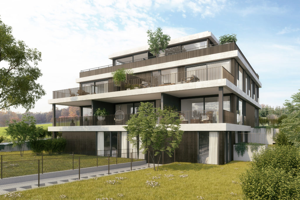 Neubauprojekt mit 5 Wohnungen - Aussenansicht Hohestrasse 