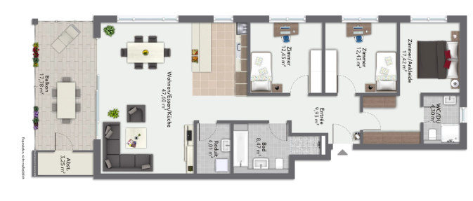 geräumige 4.5 Zimmer-Wohnung - Aarburg, Krone-Park, Haus 3, 4.5
