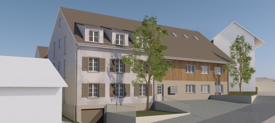 Neues Mehrfamilienhaus und 3 EFH - Zeiningen