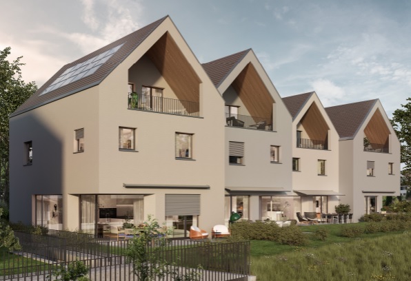 Neubau 3 Doppeleinfamilienhäuser - Windlach, Schulstrasse