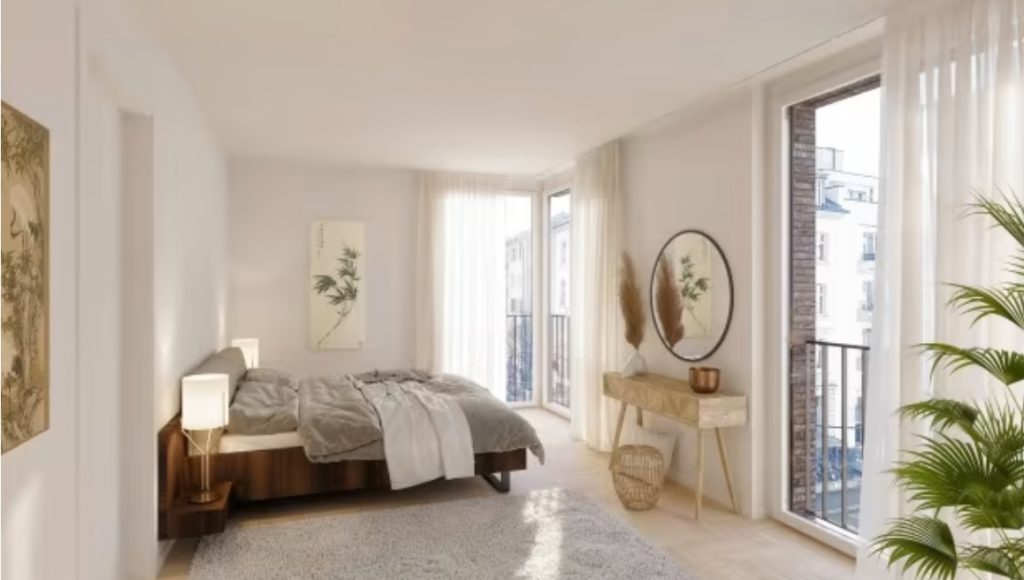 stilvolle 3.5 Zimmer-Wohnung - Basel, Lothringerstrasse 78. Schlafzimmer
