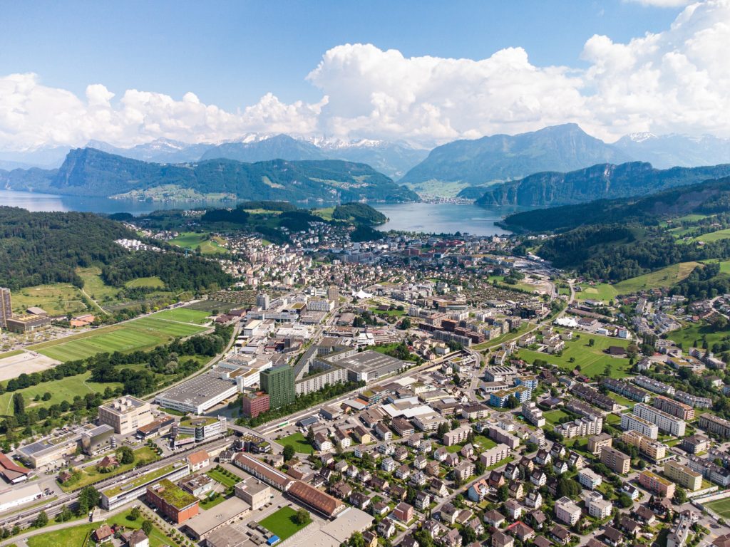 Lage Nidfeld-Quartier Kriens