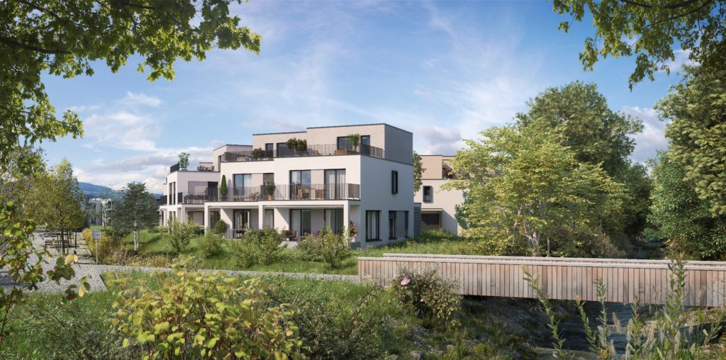 Am Mettlenbach - Doppelhaushälfte in Mönchaltorf - Swiss Interactive Visualisierung