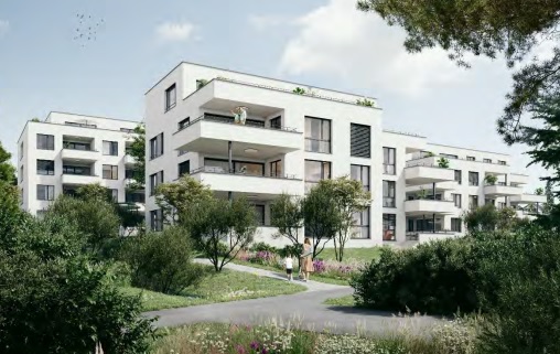 gemütliche 3.5 Zimmer-Gartenwohnung, mit Terrasse - Widen, in den Rüti. frontansicht