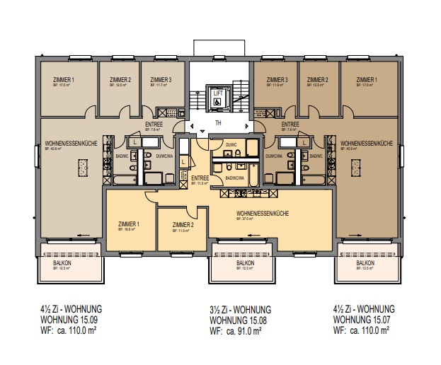 helle 4.5 Zimmer-Wohnung - Bild 2