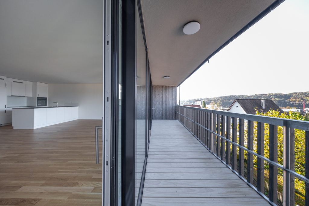 Ausgang auf die Terrasse