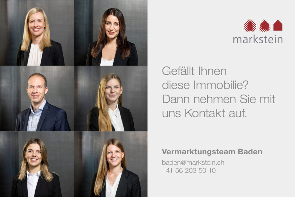 «Müllerbräu Areal» in Baden  - Vermarkter Portrait Vermarktungsteam Baden
