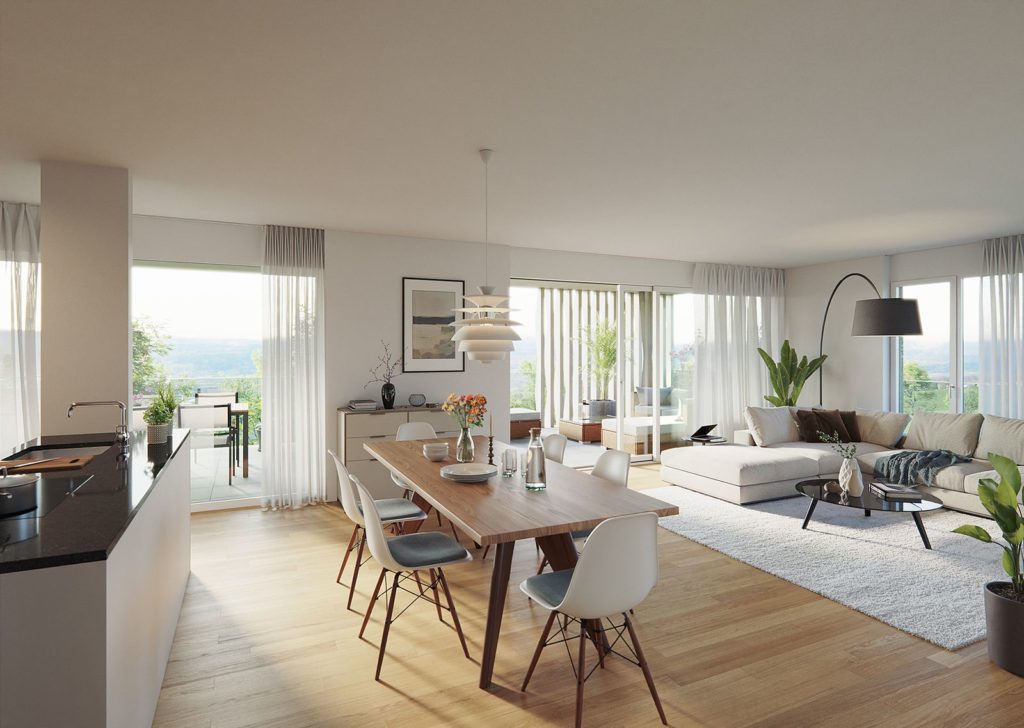 Schlossberg - 5.5-Zimmer-Attikawohnung in Bellikon - Bild 7