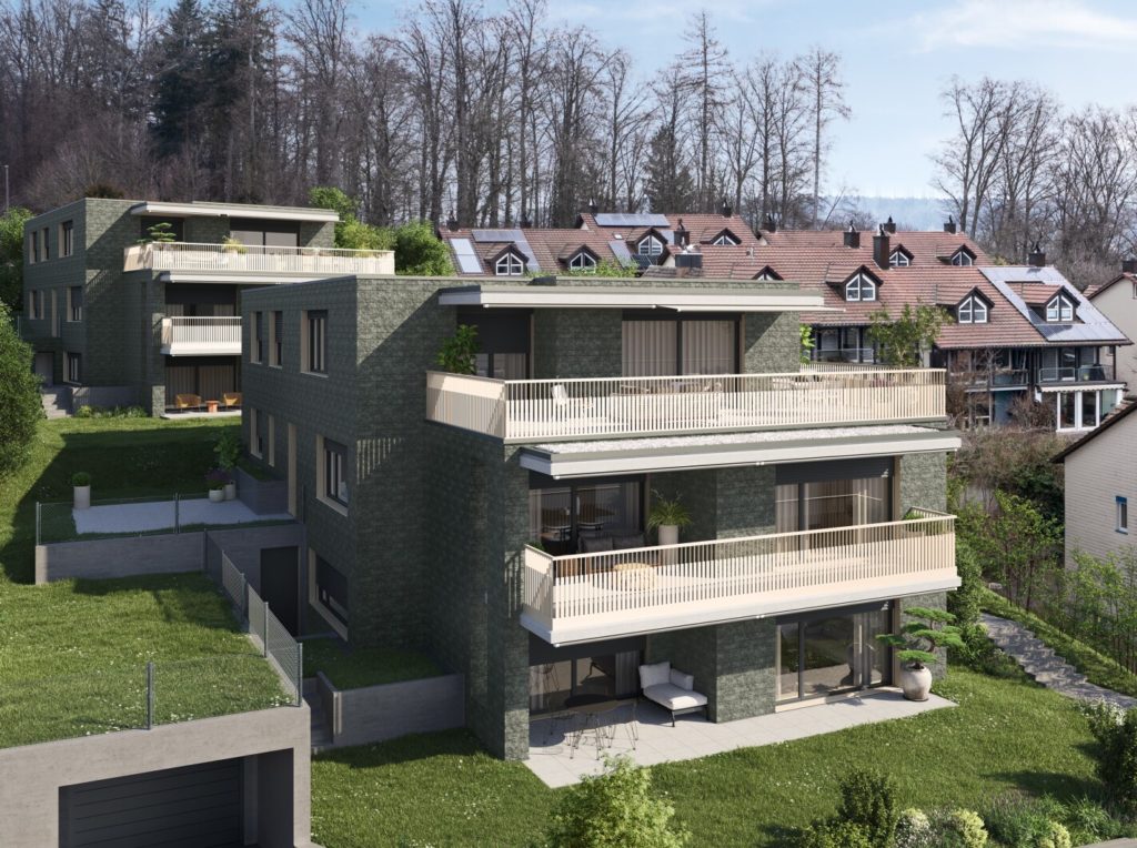 Neubau traumhafte 4.5-Zimmer-Gartenwohnung am Brühlberg - Visualisierung