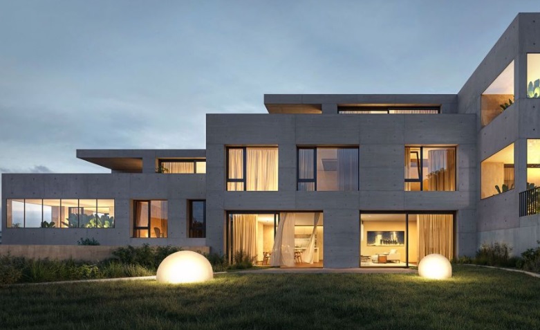 grosszügige 5.5 Zimmer-Gartenwohnung - Bottmingen, Sichelweg Nachtansicht