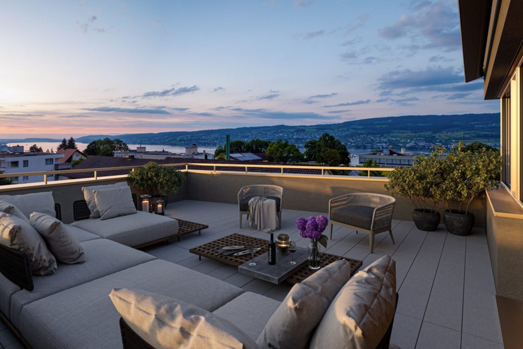 LIVING 222 - Jede Wohnung ein Einzelstück - Terrasse