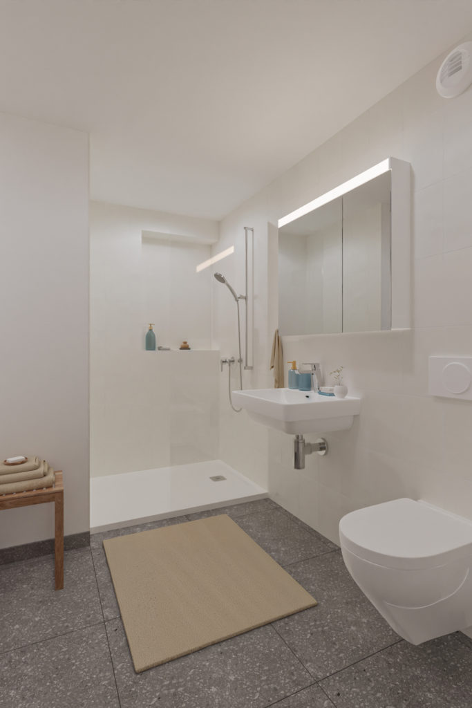 Visualisierung 3.5 Zimmerwohnung_Badezimmer